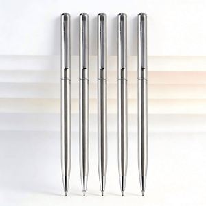 Promotional High-quality Stainless Steel Metal Ballpoint <b>Pens</b> Wholesale Slim Signature <b>Pen</b> with Custom logo for Corporate Events - Product Image 5