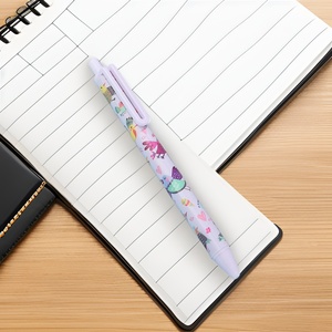 ปากกาลูกลื่นพลาสติก 1.0 มม. หมึกสีดำ ลายการ์ตูนน่ารักสำหรับเด็กผู้หญิง บริการออกแบบ ODM พร้อมทีมงานวิจัยและพัฒนา - Product Image 1