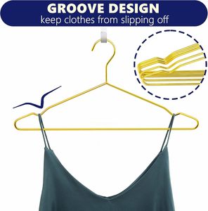 Cintres pour vêtements d'animaux de compagnie, couleur or, mini-cintre, petit cintre en métal pour chien Teddy, chat, poupée, support de vêtements pour animalerie - Product Image 2