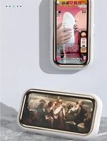 ABS étanche douche support de téléphone Angle de Rotation réglable télescopique montage mural salle de bain cuisine support support