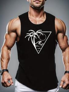 Débardeur de sport pour homme 100% Coton, style streetwear, été, design musculation, sans manches - Product Image 3