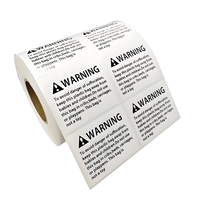 Etiquetas Adhesivas Rectangulares de Papel Sintético Impresas a Color Personalizadas A4, Duraderas e Impermeables, Modelo PV379 para Electrodomésticos