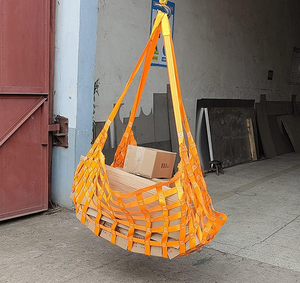 Di alta qualità all'ingrosso poliestere reti di sollevamento cinghie piatte per il sollevamento personalizzato di <span class=keywords><strong>taglio</strong></span> appeso rete di sollevamento per imbracatura piatta - Product Image 5