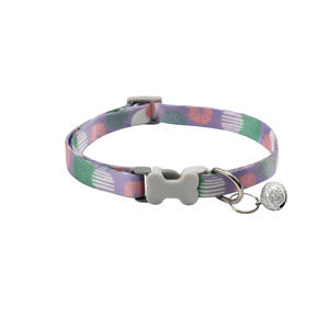 Collar de gato de polipropileno cinta de huella de perro impresa accesorios para mascotas al por mayor COLLAR COLGANTE de campana de moda - Product Image 5