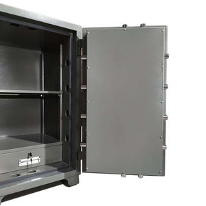 Caja fuerte gris de gran capacidad de grado industrial con cerradura de Llave doble Bóveda de alta seguridad para almacenamiento de depósitos seguros de objetos de valor - Product Image 4