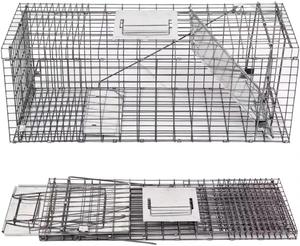 Belette Renard Pliable Snap Trap Crabe Rat <span class=keywords><strong>Sanglier</strong></span> Animal <span class=keywords><strong>Cage</strong></span> pour Lapin Souris Smart Rongeur Bait Station avec Logo Personnalisable - Product Image 5