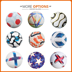 Logo personalizzato stampato formato <span class=keywords><strong>ufficiale</strong></span> 5 sport adulti palloni da <span class=keywords><strong>calcio</strong></span> cucita in gomma da <span class=keywords><strong>calcio</strong></span> per le partite di allenamento OEM - Product Image 2