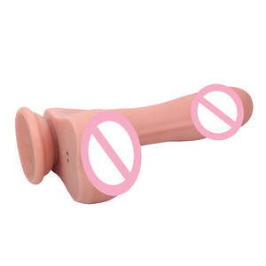 9,44 inch extra grote siliconen dildo mallen, 9-frequentie vibratie seksspeeltje, schokkende rubberen gigantische dildo voor vrouwen - Product Image 6