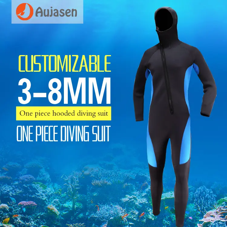 Cheapest price 6.5mm nylon scuba Men's diving Suit Customized One Piece adults Wet Diving Suit