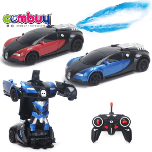 1:18 장난감 스프레이 라이트 변신 로봇 원격 조종 자동차 - Product Image 5