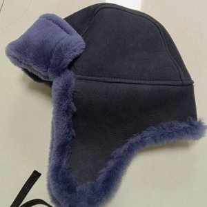 Orejeras de invierno rusas personalizadas, soldado de piel de cuero, piel de oveja australiana, sombrero de cazador Ushanka para hombres y mujeres - Product Image 3