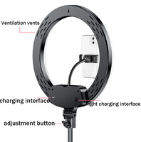 Lampe annulaire professionnelle à Led pour Photo, Studio, téléphone, vidéo, avec trépied, filtre, lumière, éclairage annulaire pour photographie
