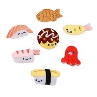 Leuke fruit snoep geborduurde patches kleding decoratieve patch voor jassen jeans tassen hoeden DIY