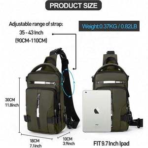 Mochila Táctica de Hombro, Bandolera, para Viajes al Aire Libre, de Poliéster con Diseño de Caramelos, Unisex, Muestra Gratis - Product Image 3