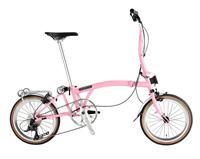 Vélo Pliant CRANSTON 16 Pouces Tri-Pliable 9 Vitesses, Cadre en Acier de Haute Qualité, Léger, Guidon en Y ou M, Mini Vélo Pliable