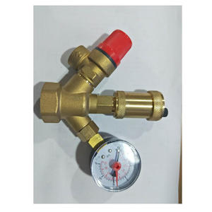 Válvula de Caldera de Latón Directo de Fábrica, Conjunto de Manómetro, Válvula de Alivio de Presión y Escape para Control de Agua a Alta Presión - Product Image 3