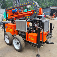Machine de forage de puits d'eau hydraulique diesel Prix de la plate-forme de forage rotative