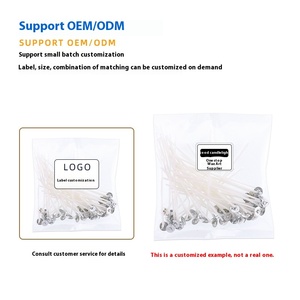Lámpara de mecha de vela de aromaterapia de hilo de planta sin carbono sin humo ecológica para hacer velas - Product Image 4