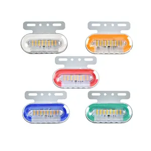 Red Round Trailer Led Clearance Marker Lights Trailer Lighting System Truck Led Side Marker Lamp