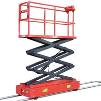 Chariot économique de rail de tuyau pour l'ascenseur électrique de ciseaux de serre de fraise à vendre