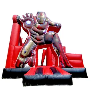 Thương mại Inflatable Ironman Bouncer nhảy nhà cho trẻ em bên