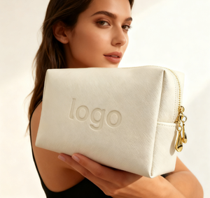 New Fashion <strong>Large</strong> Capacity Gift Portable Cosmetic <strong>Bag</strong> Solid Color Simple Travel <strong>Washing</strong> Cosmetic Zipper <strong>Bag</strong> PU Leather <strong>Bag</strong> - Product Image 4