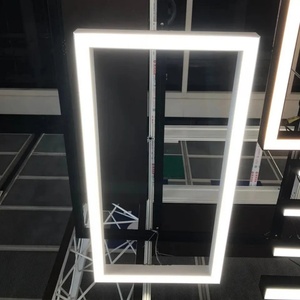 Lámpara Colgante LED Rectangular Moderna con Marco de Perfil de Aluminio para Oficina - Product Image 4