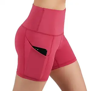 Multi Cores de Fitness Sports Shorts Mulheres Cintura Alta Activewear Ginásio Apertado Skinny Shorts Yoga