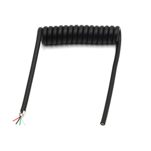 <span class=keywords><strong>Cable</strong></span> espiral de resorte de núcleo múltiple <span class=keywords><strong>Cable</strong></span> en espiral eléctrico de 6 núcleos para maquinaria industrial electrónica - Product Image 1