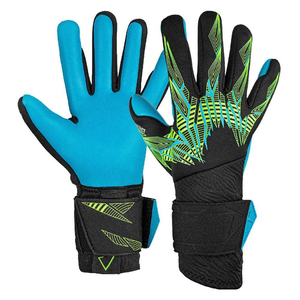 Ventilated PU Goalkeeper Gloves <b>Latex</b> Soccer Goalie Gloves Wrist Support Custom Adult Football Gear - Product Image 1