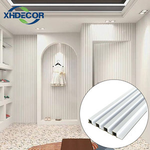 Paneles de Revestimiento de Pared WPC Blancos Completos XHDECOR, Tablas de 160*24MM, Panel Decorativo para Pared - Product Image 1