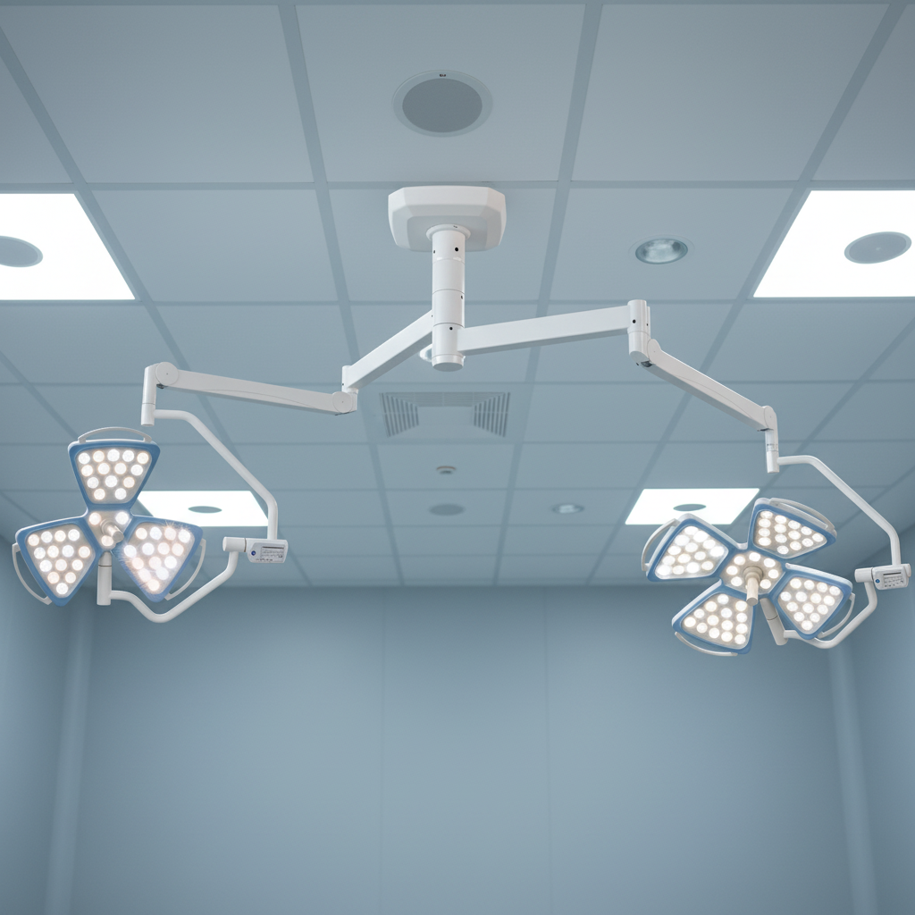 Ceiling-mounted Shadowless Lamp, Dual-head High-end Shadowless LampCeiling
