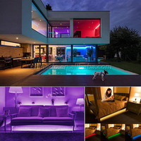 Luces LED Decorativas para Interiores, 12V, Control IR, 5m 10m, Impermeables, SMD 5050 RGB, Conectividad USB, Longitud de 1m