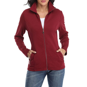Chaqueta con cremallera negra para <span class=keywords><strong>mujer</strong></span>, chaqueta ligera informal, OEM, venta al por mayor, talla grande - Product Image 6