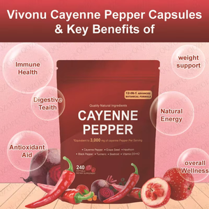 Горячая распродажа: OEM-добавка в мягких капсулах с перцем кайенским, свеклой и берберином для поддержки вен ног, сердца и кровеносных сосудов, 240 капсул - Product Image 5