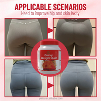 Compléments Prise de Masse Courbeuse : Protéine en Poudre pour Musculation, Gain de Poids, Fesses et Hanches Volumineuses, Prise de Masse Saine
