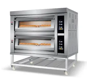 Commercial Customizable Single Layer Gas Oven Safe Rotating Torque Regulation Temperature Cooking Oven