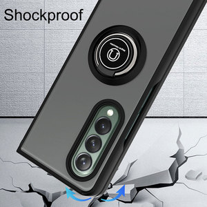 Funda magnética con soporte para anillo de dedo para Samsung Z, funda protectora para Samsung Z Fold 3, 4 pliegues, todo incluido, para <span class=keywords><strong>Galaxy</strong></span> Z <span class=keywords><strong>Fold2</strong></span> - Product Image 4
