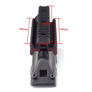 Tactical Scope Mount Receiver Tri-Mount Integral Dust Upper Cover <b>Back</b> Cover Mount for Telescope Optics,cameras,flashlight - Product Image 5