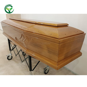 Cofano Funebre Stile Cristiano Europeo in Legno di Paulownia per Cremazione, Bara a Prezzo d'Ingrosso - Product Image 4