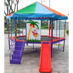 Trampoline de jeu pour enfants à usage commercial et domestique, adapté aux espaces extérieurs, intérieurs et parcs, pour parcs d'aventure. - Product Image 1