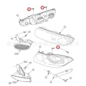 Perno de Cabeza Hexagonal para Guardabarros de Ford, Chevrolet y Cadillac, 11503834, Acero, Fijación Automotriz - Product Image 5