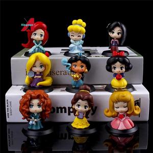 9 أنماط Q نسخة خرافية قصة شعر طويل عين كبيرة فتاة الشكل صندوق أعمى هدية جرلي كعكة سطح المكتب زخرفة الديكور - Product Image 1