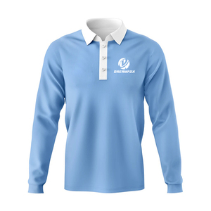 T-Shirt Personalizzata a Maniche Lunghe con Colletto <span class=keywords><strong>Polo</strong></span>, Stampa a Sublimazione, Asciugatura Rapida, Design Gratuito - Product Image 6