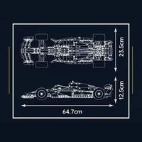 MK 13207 RB20, Bloques de Construcción Educativos de Plástico ABS, Modelo de Coche de Fórmula, Juguete para Niños, Regalo de Cumpleaños, 1810 Piezas