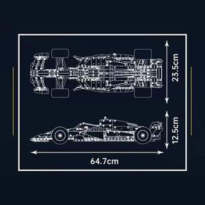 Nuevo Producto 13207 RB20, Bloques de Construcción Educativos de Plástico para Carreras, Modelo de Coche de Fórmula, Juguete para Niños, Regalo de Cumpleaños - Product Image 4