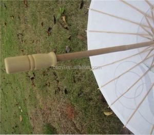 84OD Parapluie en papier huilé blanc à peindre soi-même, style féerique, pour l'art et l'artisanat des enfants, avec papier vierge pour la peinture - Product Image 5