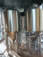Équipement de brassage de bière 10KL, équipement de brassage de bière à domicile avec cuve de fermentation