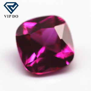 Đệm Cắt Công Chúa Loại 5A 3 # Đá Quý Rời Hồng Ngọc Corundum Đá Corundum Đá Corundum Màu Đỏ <span class=keywords><strong>Ruby</strong></span> Tổng Hợp 3 # - Product Image 3