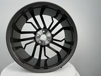 Jantes forgées LEOPARD Custom 23x10 5x112 ET15, finition noire polie, concaves, pour Audi RSQ7 SQ7